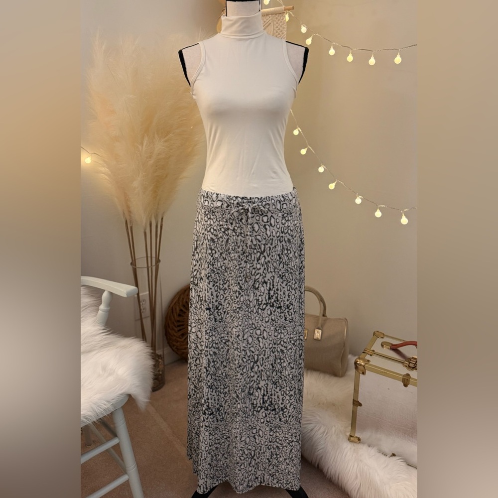 Michael Kors Leopard Print‎ Maxi Skirt